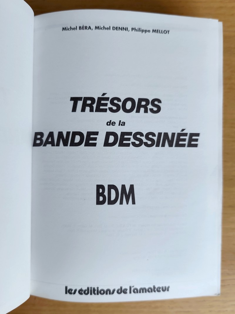 BDM, Trésor de la Bande Dessinée, catalogue encyclopédique 1995 - 1996