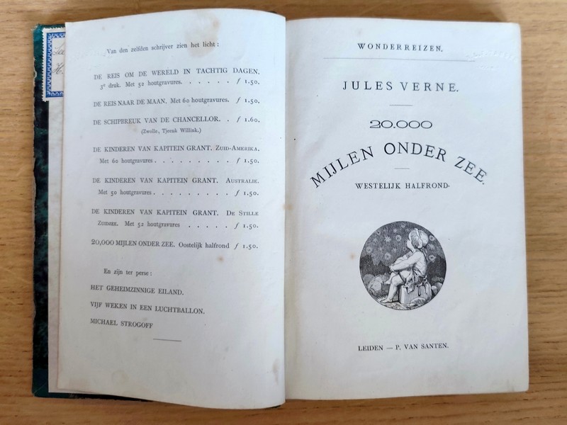 20 000 mijlen onder zee (2 volumes) oostelijk halfrond - westlijk halfrond