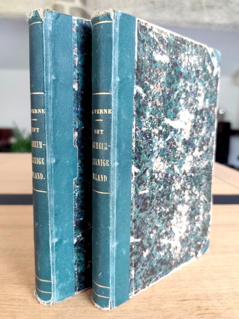 het geheeimzinnige eiland (2 volumes) de luchtschipbreukelingen - de verlaten