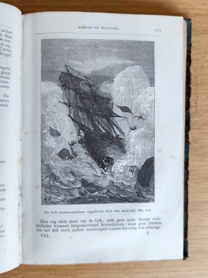 het geheeimzinnige eiland (2 volumes) de luchtschipbreukelingen - de verlaten