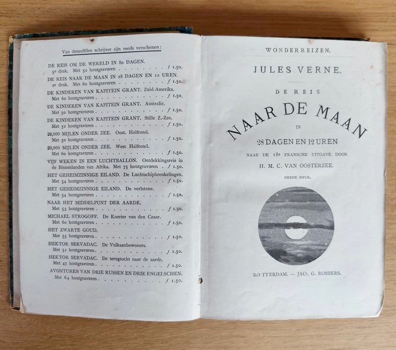 De reisnaar de Maan in 28 dagen en 12 uren