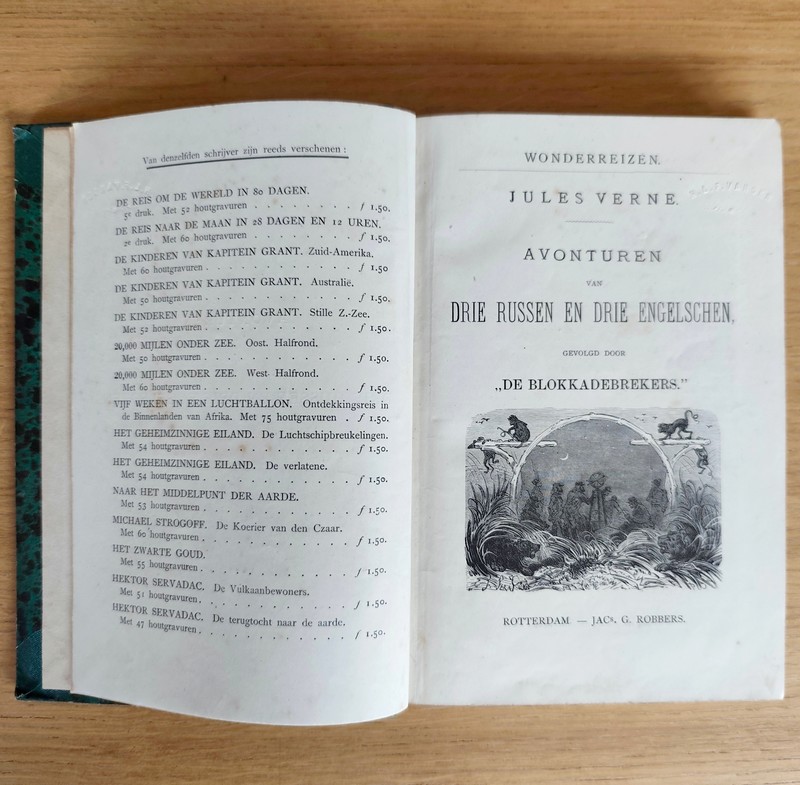 Avonturen van dri russen en drie engelschen gevolgd Door de blokkadebrekers