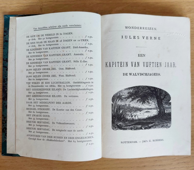 Een kapitein van vijtien jaar de walvischjagers