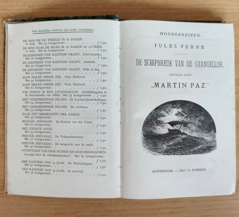 De schipbreuk van de Chancellor gevoldg door Martin Praz