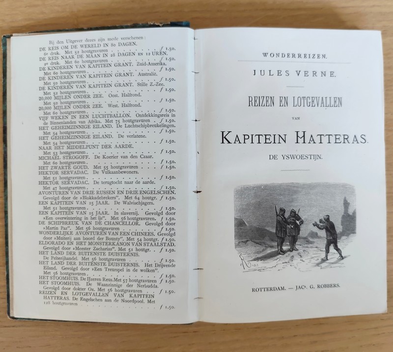 Reizen en lotgevallen van Kapitein Hatteras (2 volumes) de engelschen aan de noordpool - de Yswoestijn