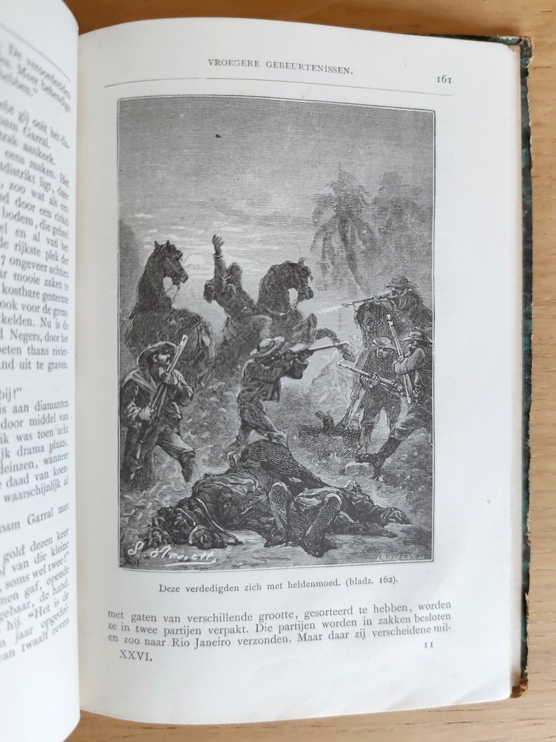 Eene Voltreis (2 volumes) Achthonderd mijlen op de amazone - Het raadselschrift. Gevolgd door, Een drijvende stad