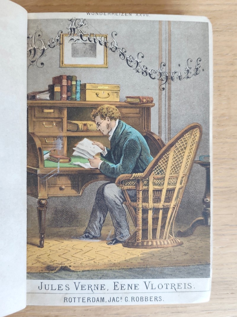 Eene Voltreis (2 volumes) Achthonderd mijlen op de amazone - Het raadselschrift. Gevolgd door, Een drijvende stad