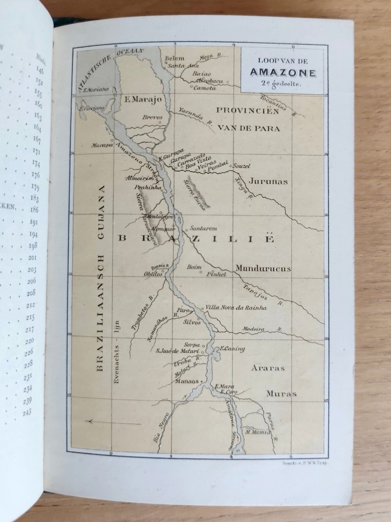 Eene Voltreis (2 volumes) Achthonderd mijlen op de amazone - Het raadselschrift. Gevolgd door, Een drijvende stad