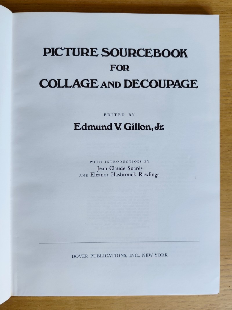 Picture sourcebook for collage and decoupage