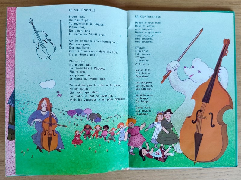 Chante la musique. Le violon - L'alto - Le violoncelle - La contrebasse - Le quatuor - La harpe