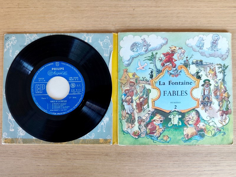 Fables de La Fontaine N° 2. Le renard et le bouc - Le loup et l'agneau - Le lion et le rat - La colombe et la fourmi - Le coche et la mouche - Les animaux malade de la peste - Le meunier, son fils et l'âne - Le laboureur et ses enfants