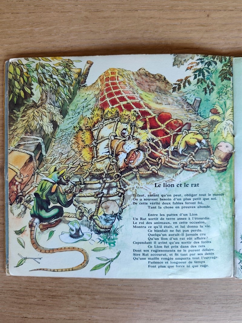 Fables de La Fontaine N° 2. Le renard et le bouc - Le loup et l'agneau - Le lion et le rat - La colombe et la fourmi - Le coche et la mouche - Les animaux malade de la peste - Le meunier, son fils et l'âne - Le laboureur et ses enfants