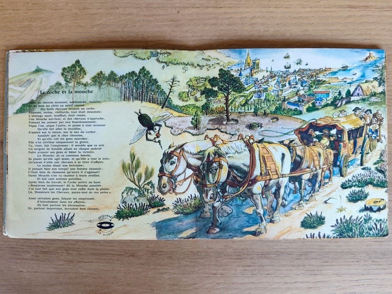 Fables de La Fontaine N° 2. Le renard et le bouc - Le loup et l'agneau - Le lion et le rat - La colombe et la fourmi - Le coche et la mouche - Les animaux malade de la peste - Le meunier, son fils et l'âne - Le laboureur et ses enfants