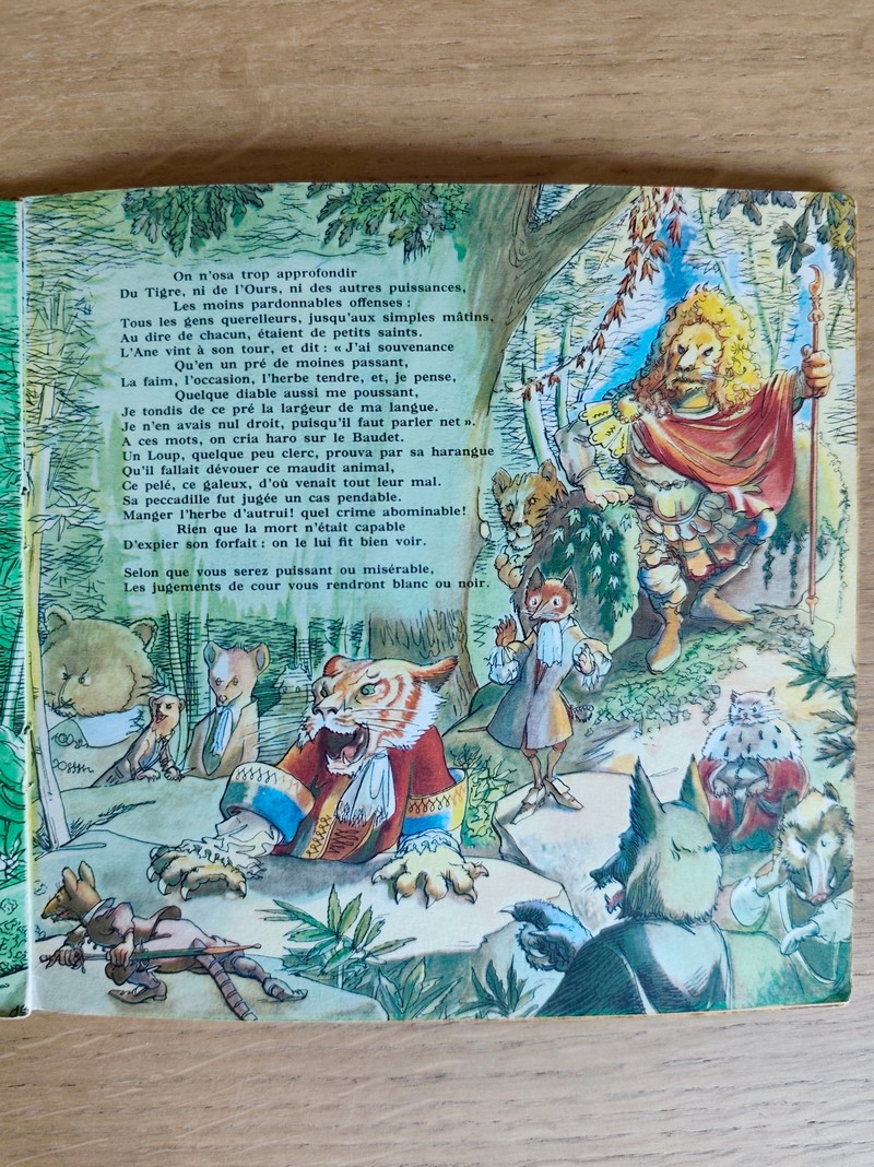 Fables de La Fontaine N° 2. Le renard et le bouc - Le loup et l'agneau - Le lion et le rat - La colombe et la fourmi - Le coche et la mouche - Les animaux malade de la peste - Le meunier, son fils et l'âne - Le laboureur et ses enfants