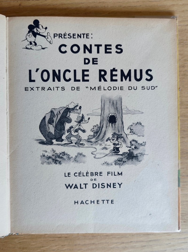 Contes de l'oncle Remus. Extraits de « Mélodie du sud »