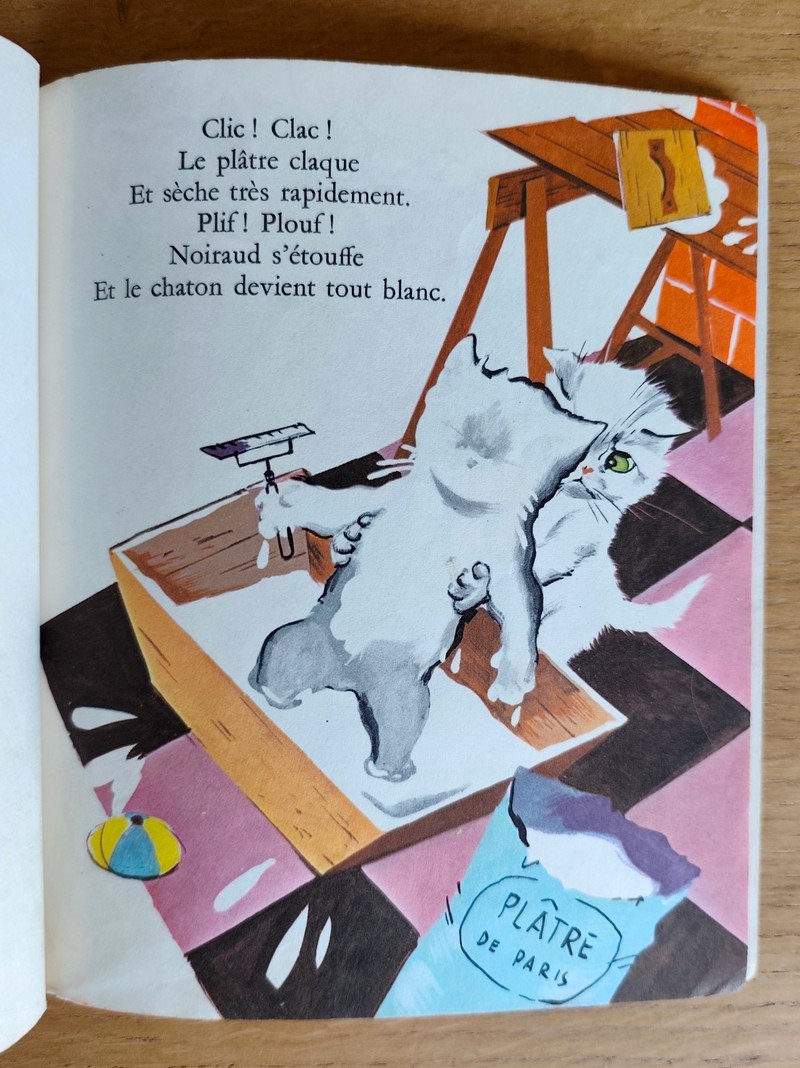 Pouf et Noiraud bricoleurs