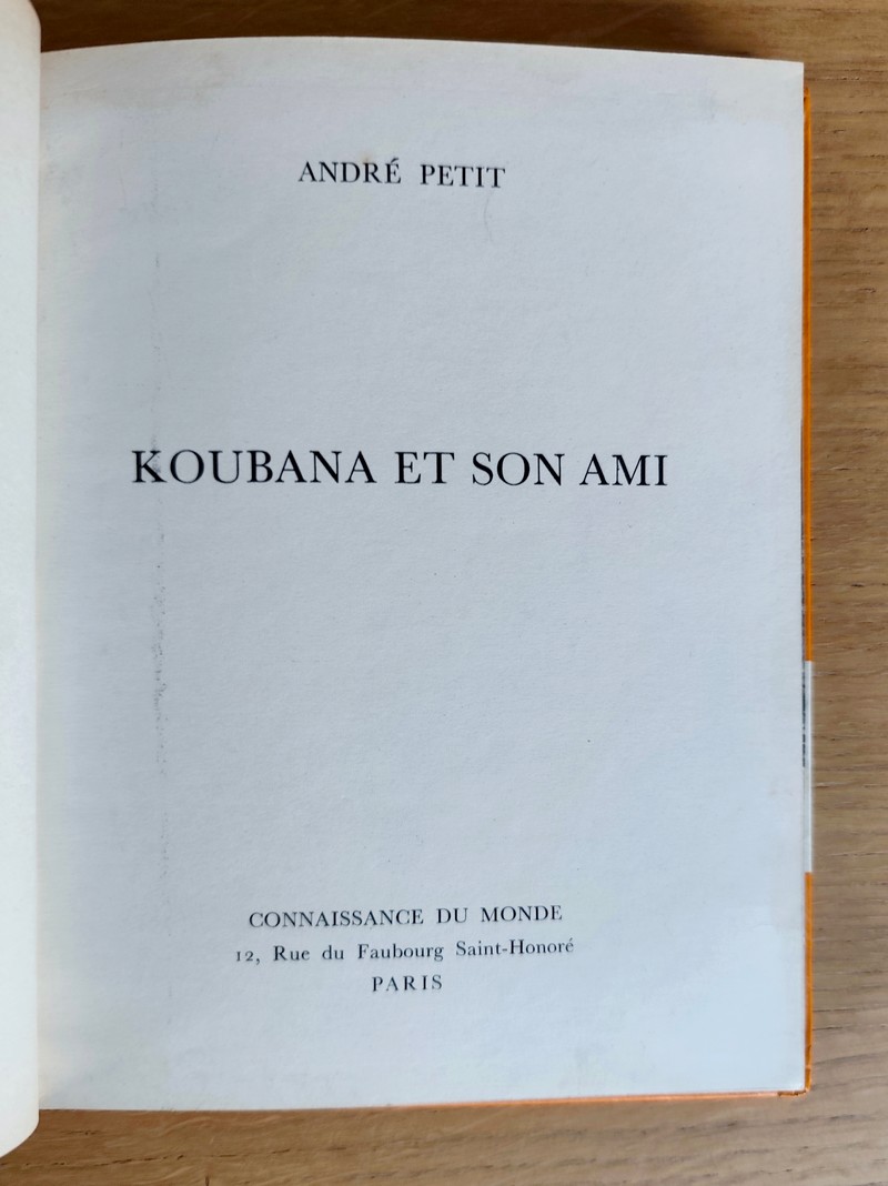 Koubana et son ami