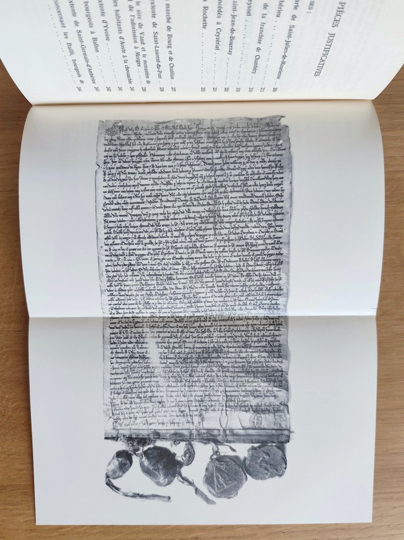 Ville et Seigneurie. Les Chartes de franchises des Comtes de Savoie. Fin XIIe siècle - 1343