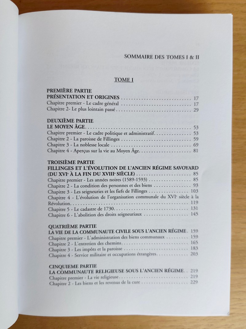 Fillinges et son passé (2 volumes)