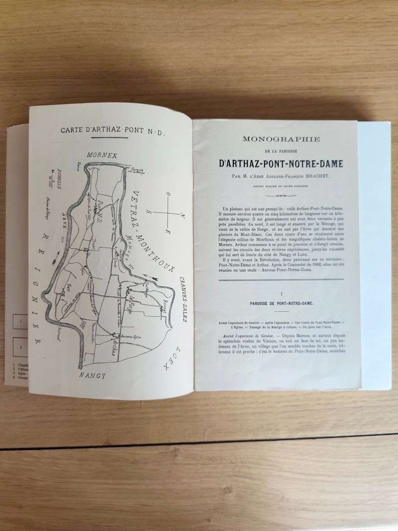 Histoire d'Arthaz-Pont-Notre-Dame, suivi de, Monographie de la paroisse d'Arthaz-Pont-Notre-Dame par l'abbé Brachet