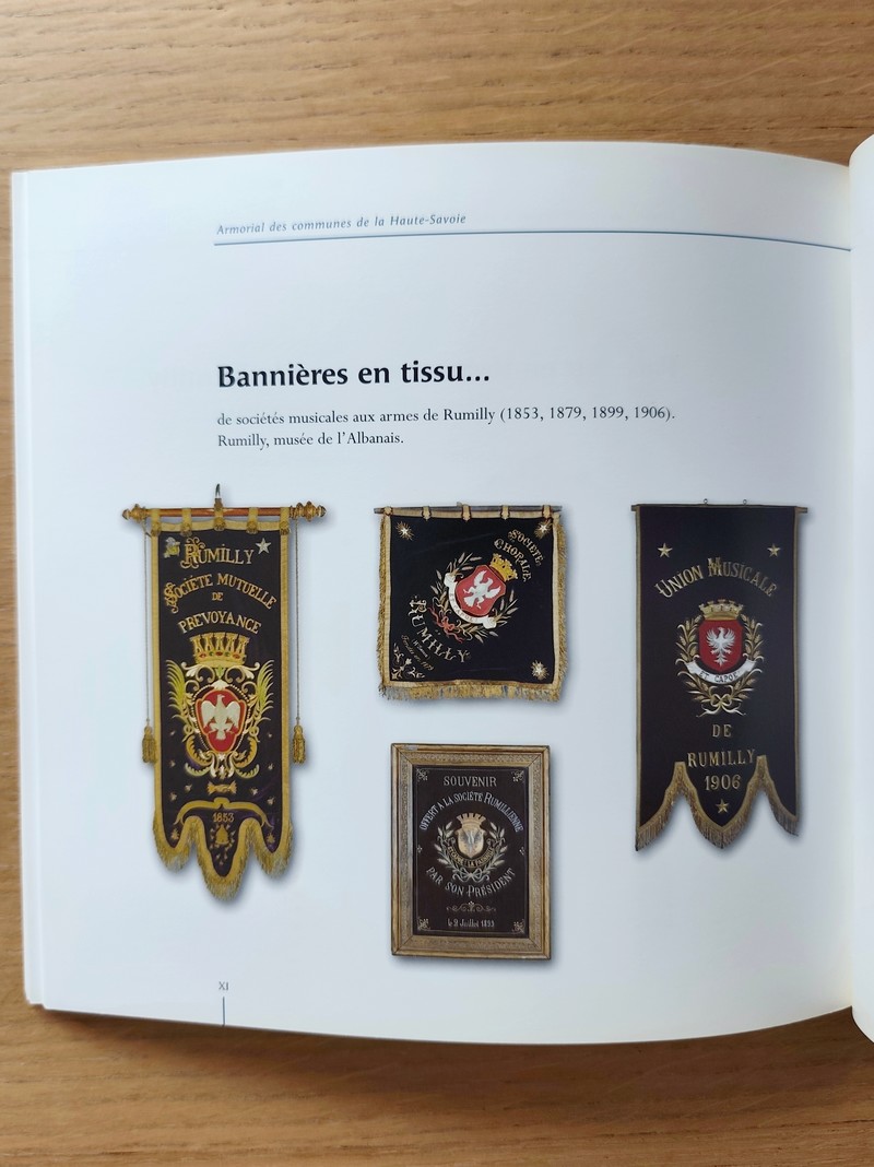 Armorial des communes de la Haute-Savoie. Joint : Les armoiries d'Annecy