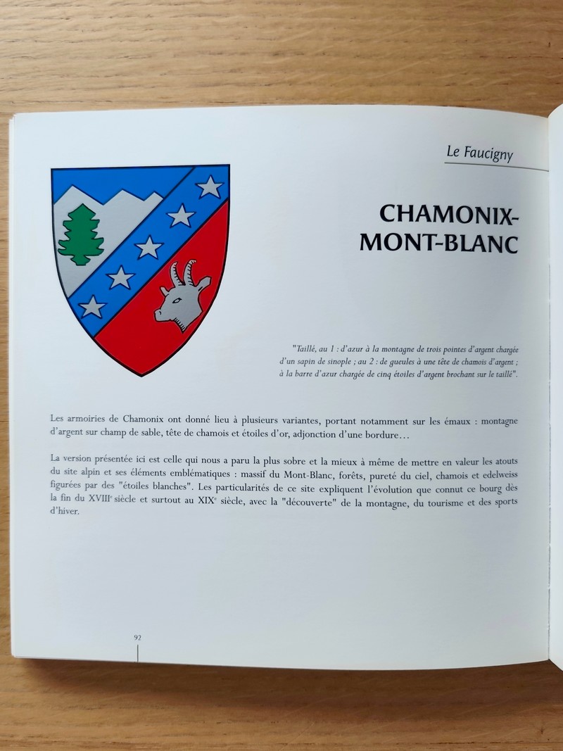 Armorial des communes de la Haute-Savoie. Joint : Les armoiries d'Annecy