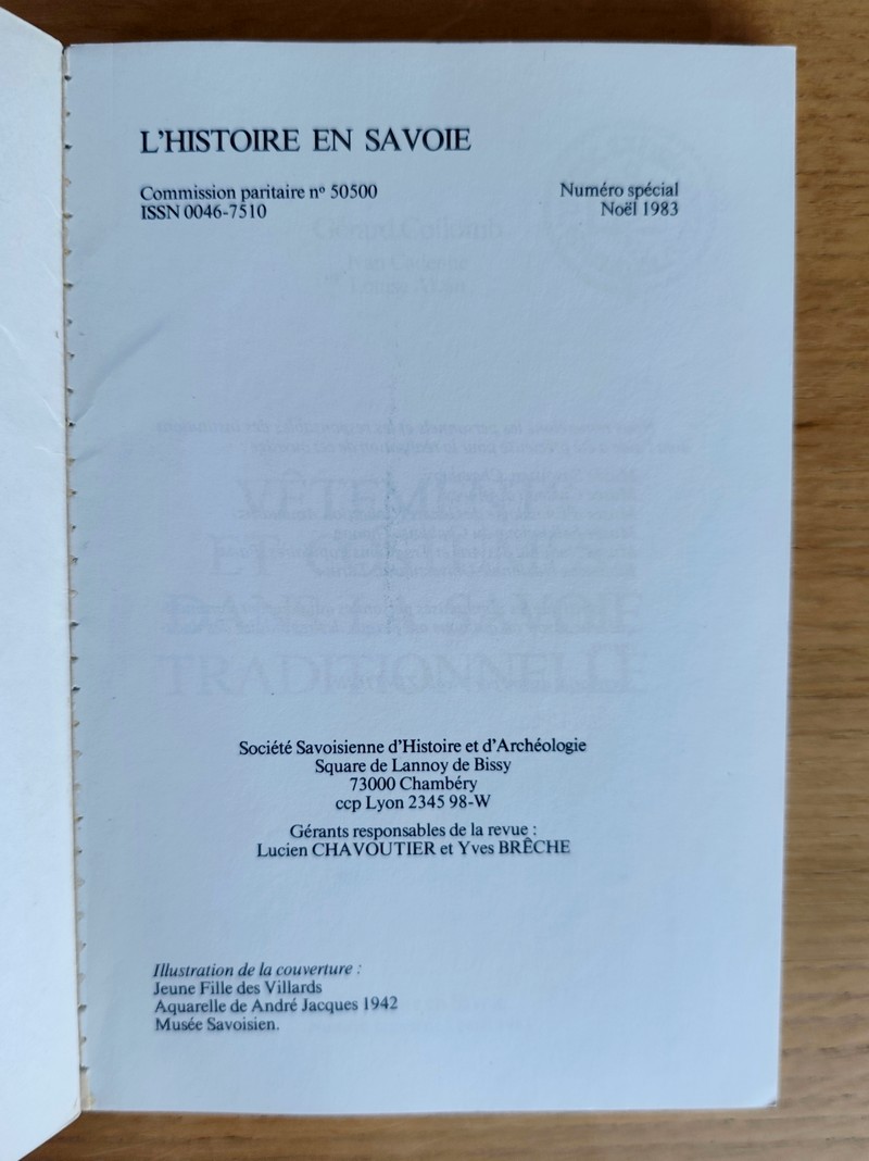 Vêtements et costumes dans la Savoie traditionnelle