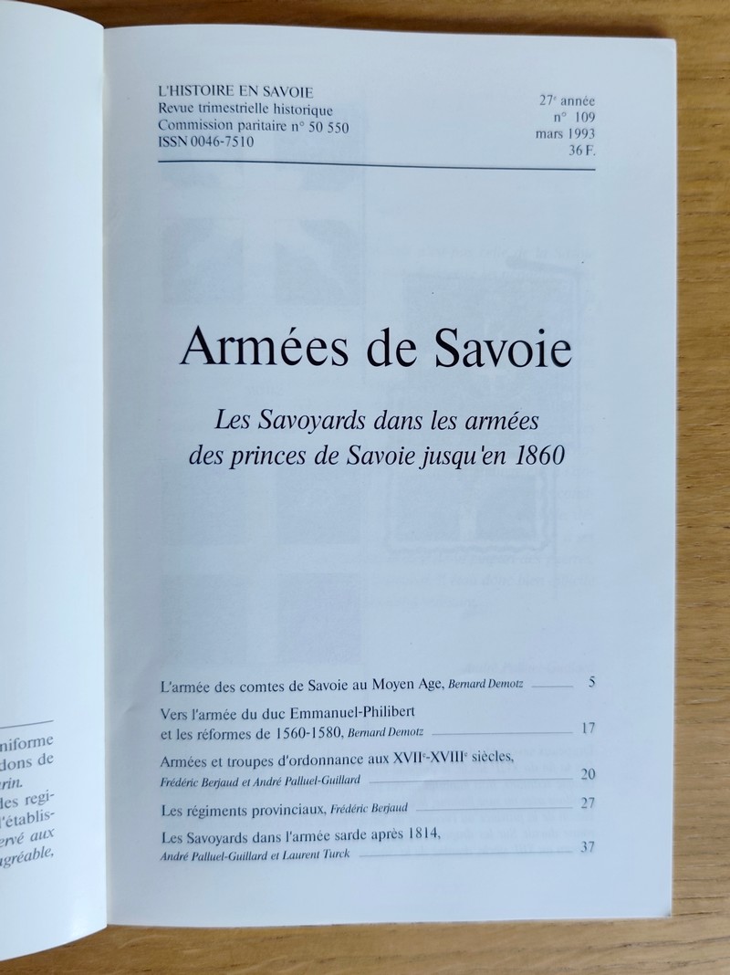 L'armée de Savoie avant l'annexion de 1860
