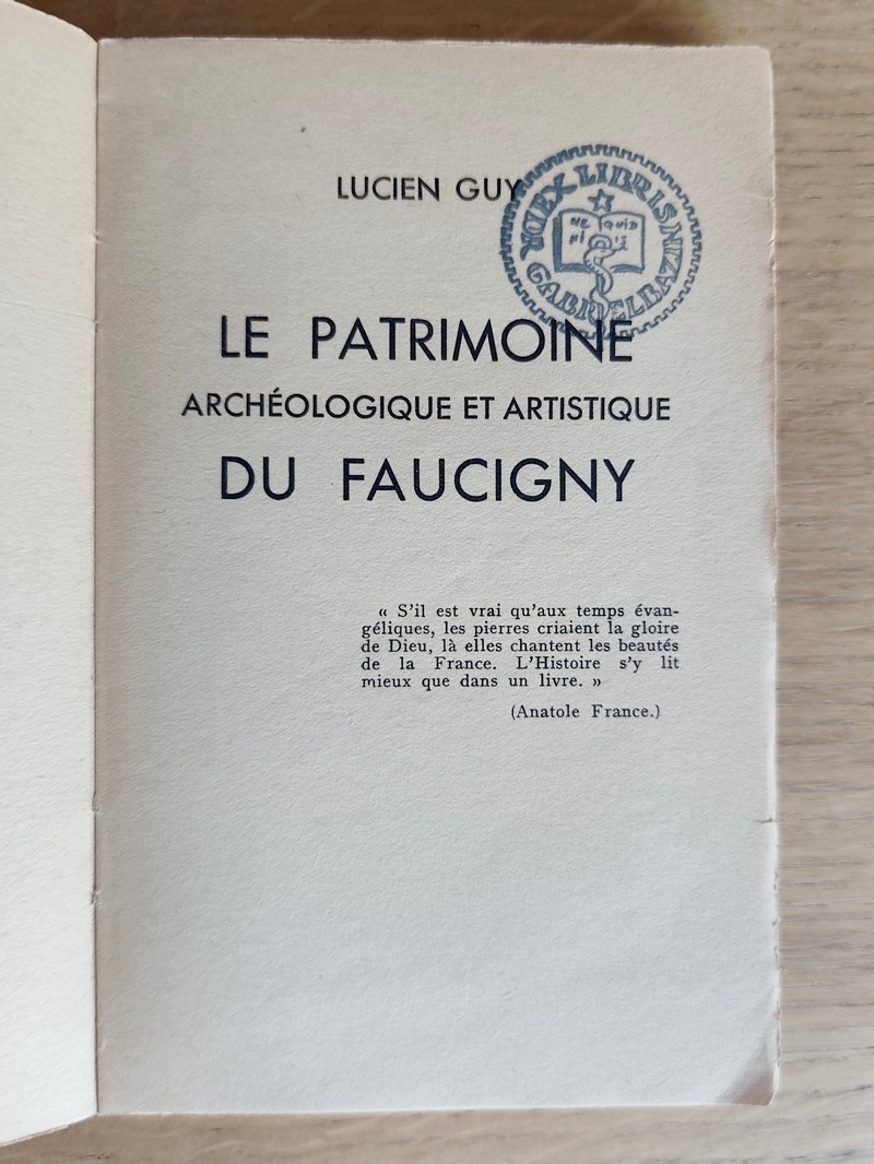 Le patrimoine archéologique et artistique du Faucigny