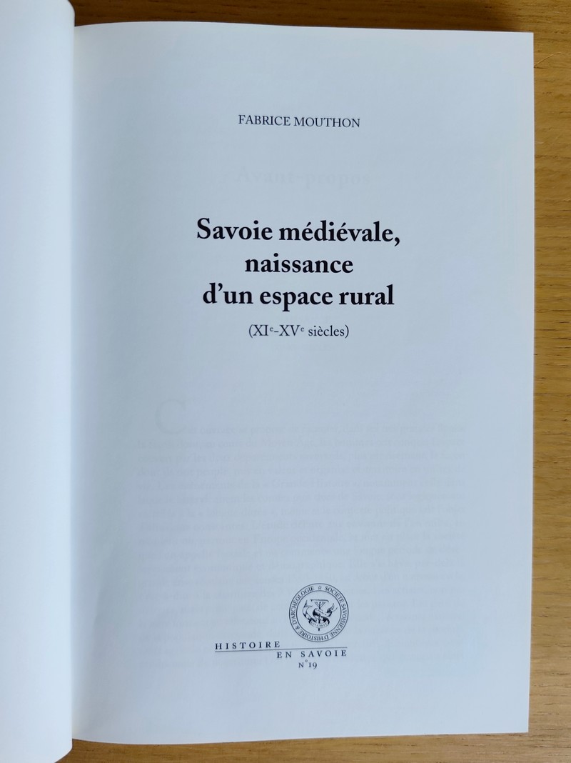 Savoie médiévale, naissance d'un espace rural