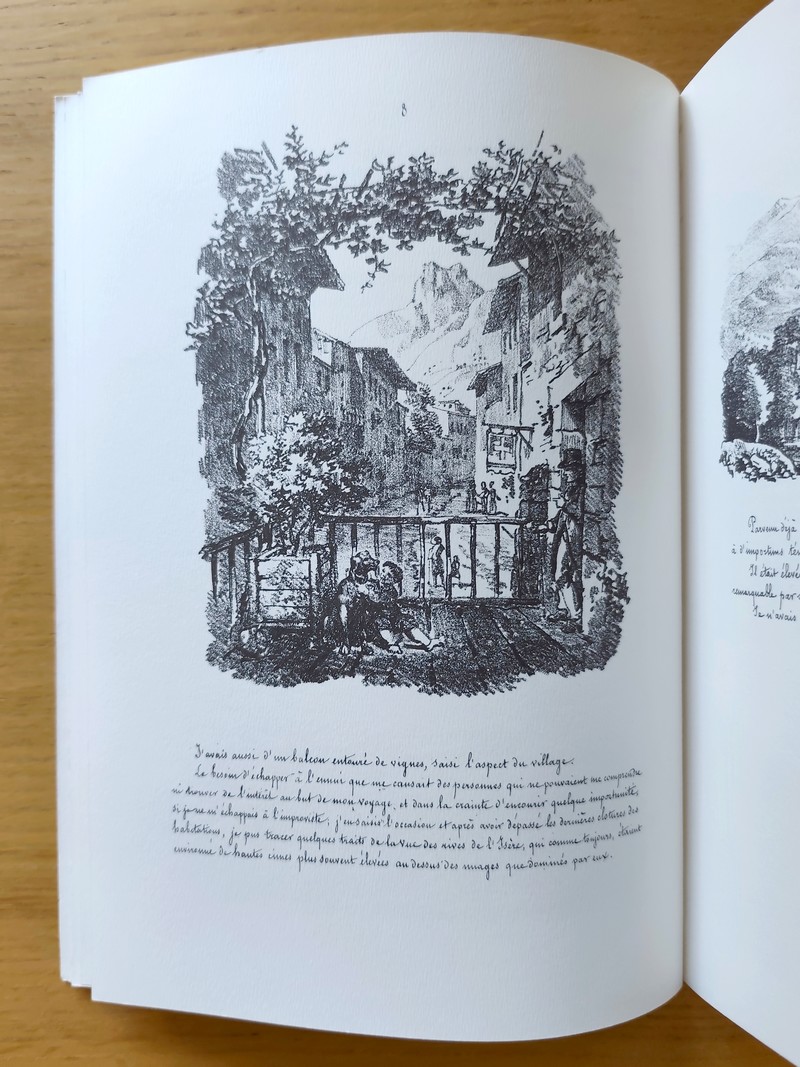 Journal descriptif et croquis de vues pittoresques faits dans un voyage en Savoye du 10 au 21 août 1837