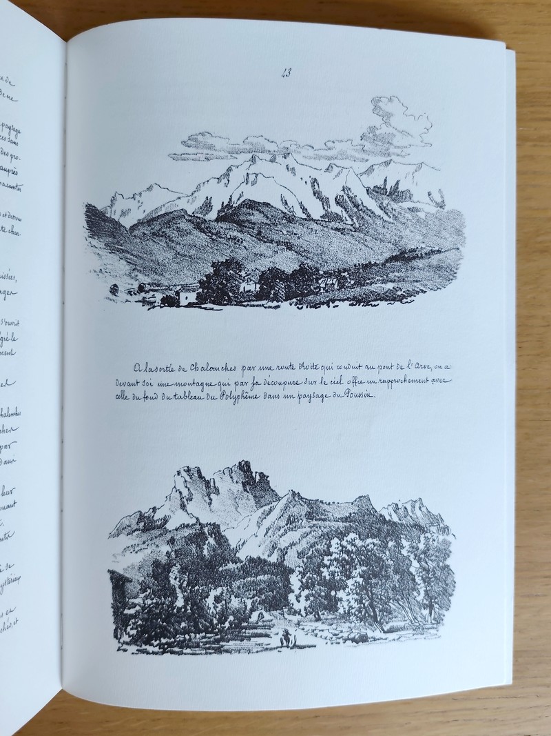 Journal descriptif et croquis de vues pittoresques faits dans un voyage en Savoye du 10 au 21 août 1837