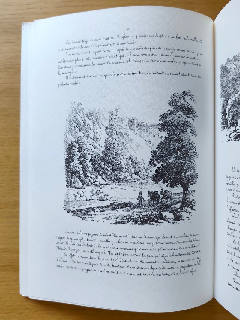 Journal descriptif et croquis de vues pittoresques faits dans un voyage en Savoye du 10 au 21 août 1837
