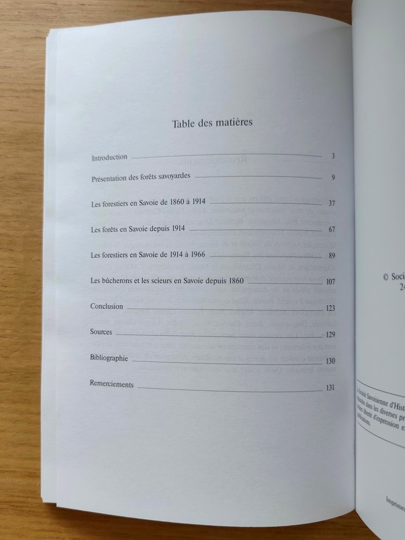 Forêts, forestiers et bûcherons en Savoie depuis 1860