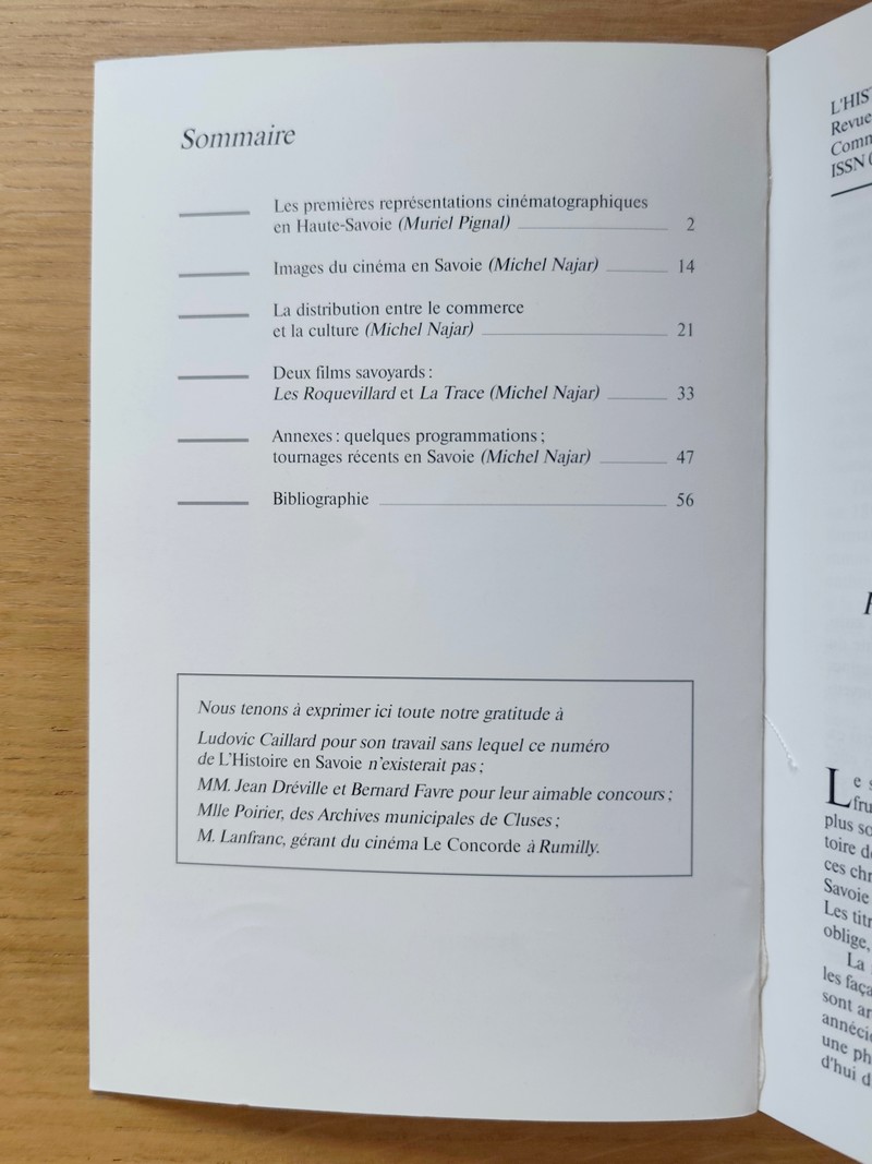 La Savoie au Cinéma. Pour une histoire du cinéma savoyard