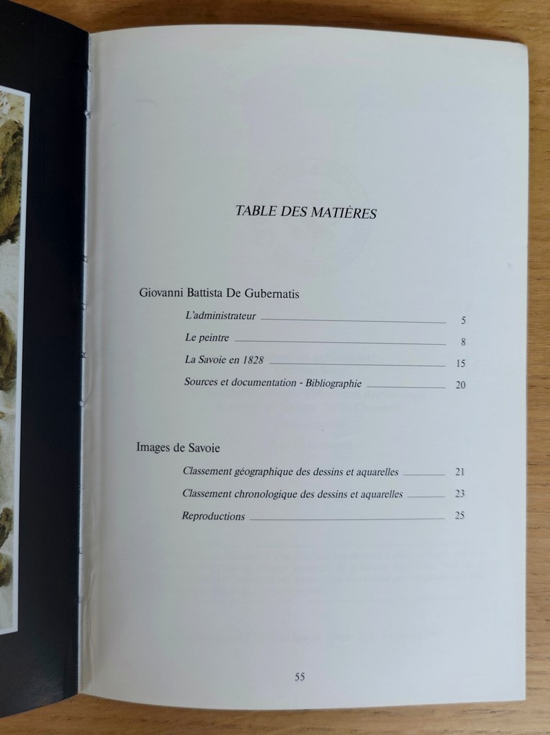 La Savoie du peintre de Gubernatis (1828)