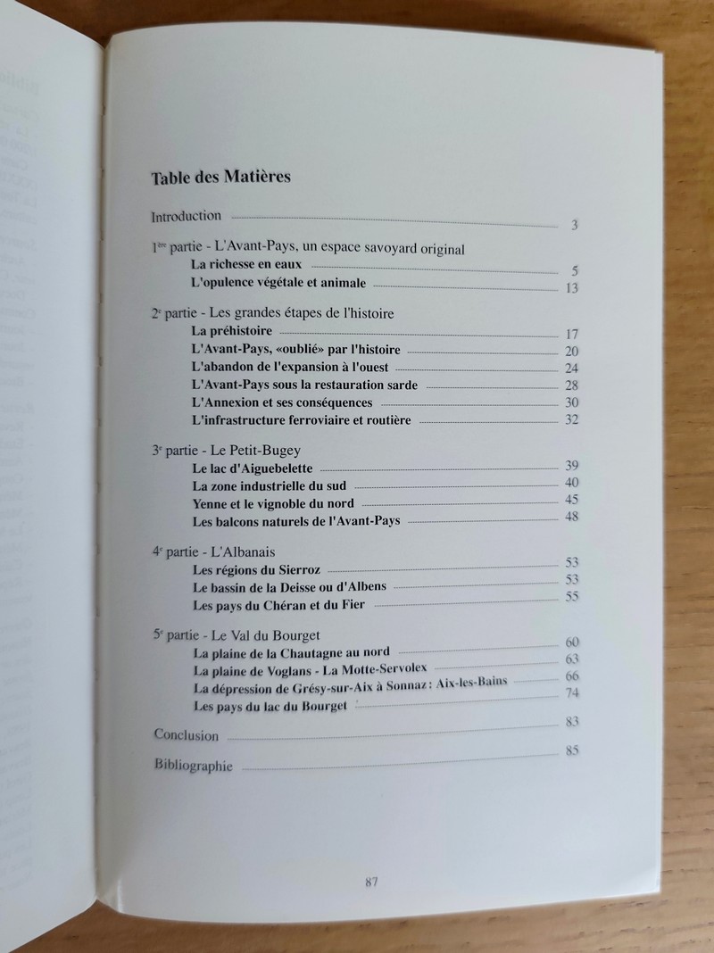 L'avant-pays savoyard