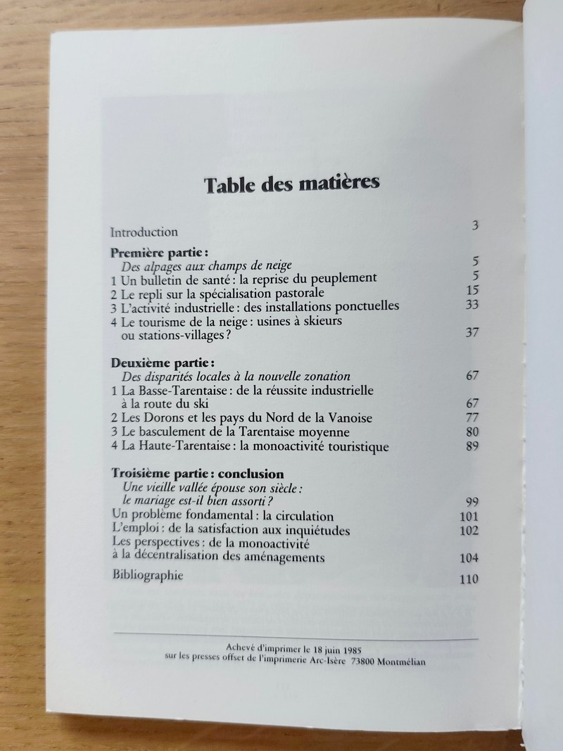 La Tarentaise, déclin et renouveau contemporains