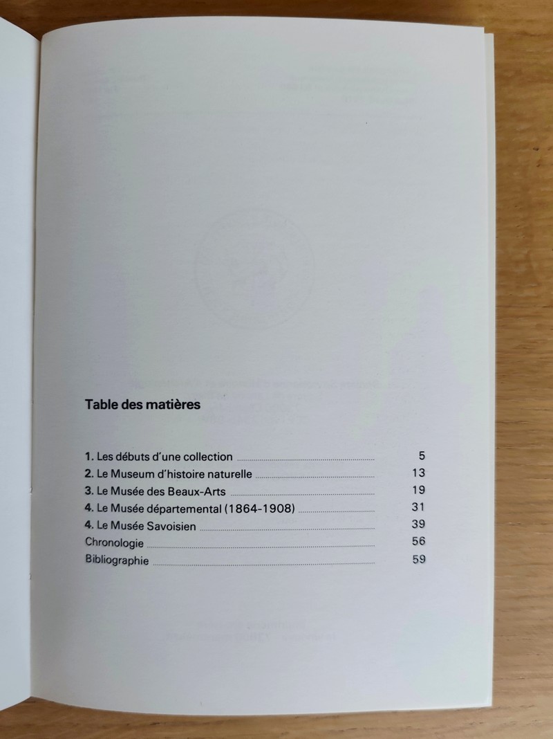 Histoire des musées de Chambéry