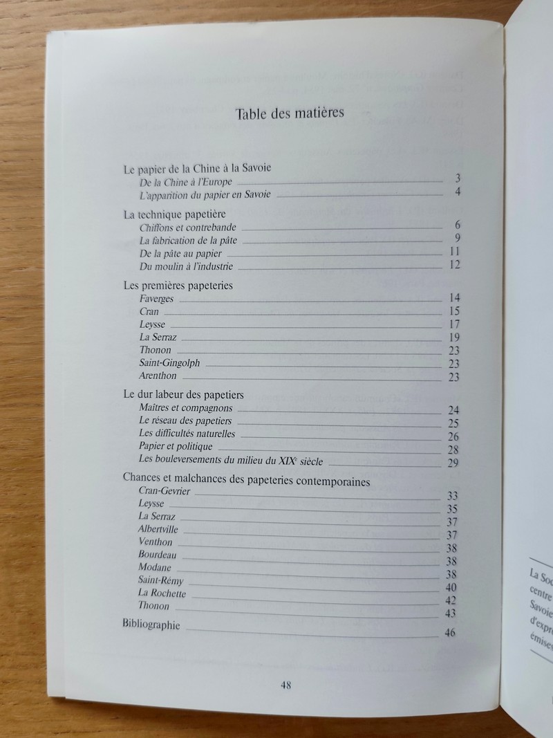 Six siècles de Papeterie savoyarde