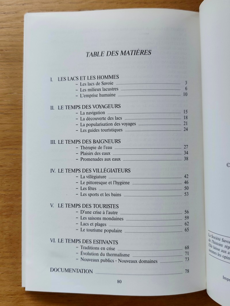 Les Lacs de Savoie et le Tourisme