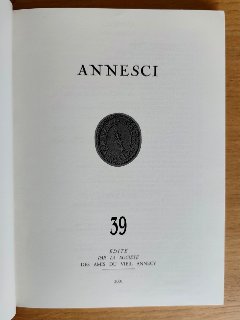 Annesci N° 39 - Le rôle économique de l'abbaye de Sainte-Catherine. La faïencerie de Sainte-Catherine