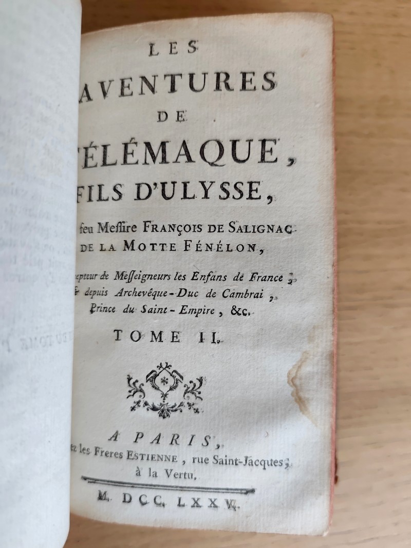 Les aventures de Télémaque, fils d'Ulysse (2 volumes en 1)