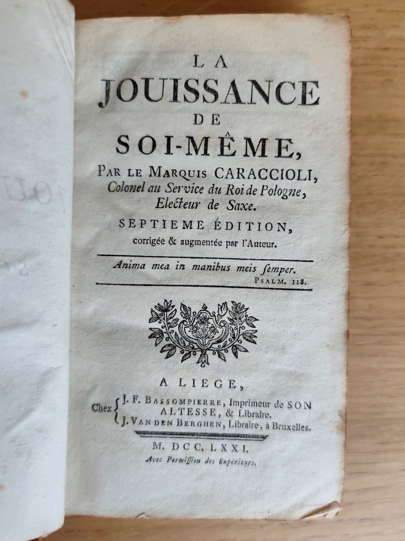 La jouissance de soi-même