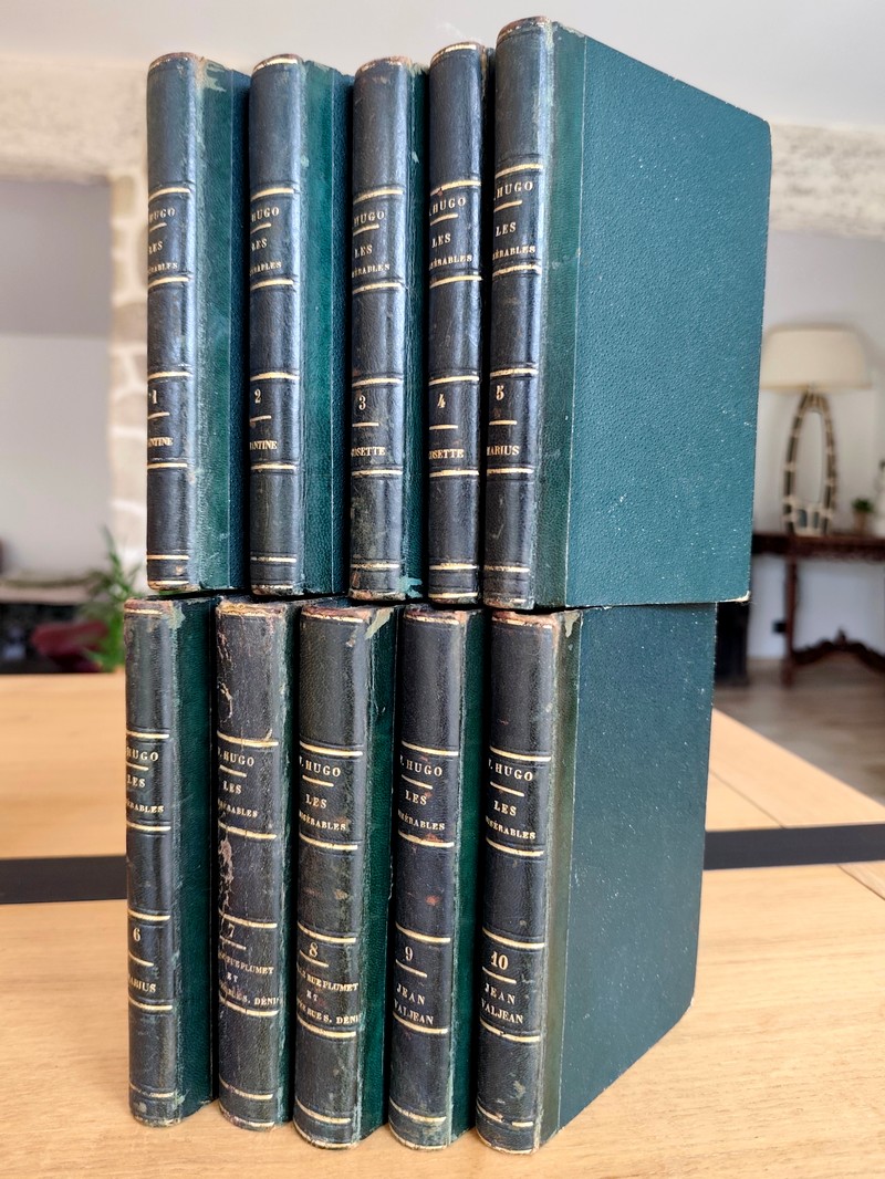 Les Misérables (1862, 10 volumes)