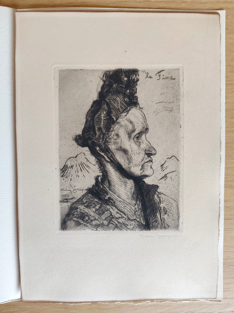 Paysans Savoyards. Eaux-fortes