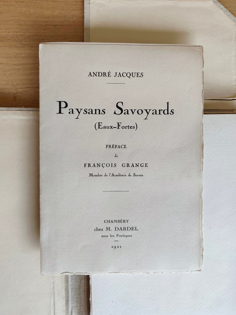 Paysans Savoyards. Eaux-fortes