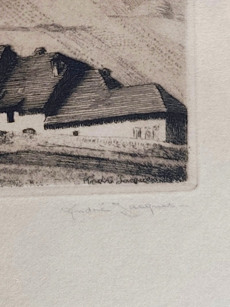 Paysans Savoyards. Eaux-fortes