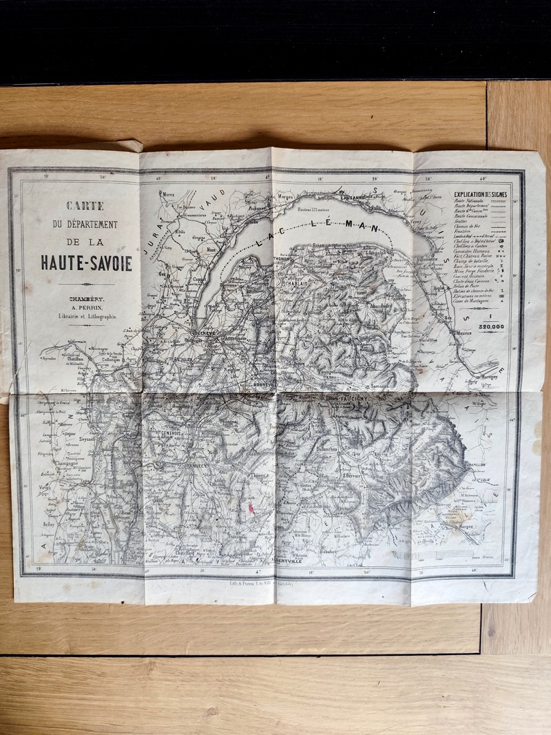 Petite géographie historique, biographique, physique,politique, topographique, agricole, industrielle, commerciale et administrative du département de Haute-Savoie à l’usage des écoles primaires du département