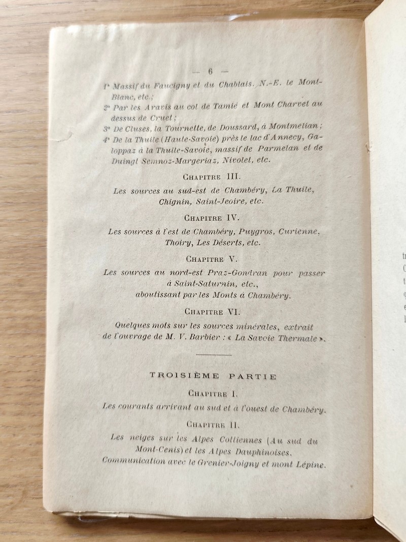Origine des eaux du bassin de Chambéry - Comment elles arrivent des glaciers et s'écoulent dans la plaine